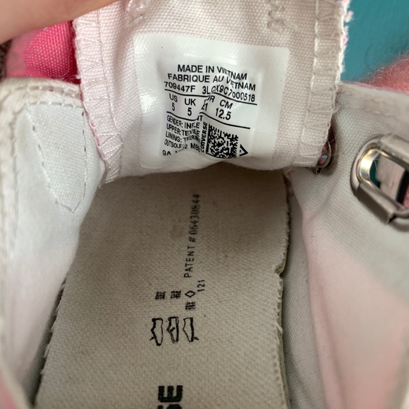 Pink Toddler Converse - Picture 7 of 10
